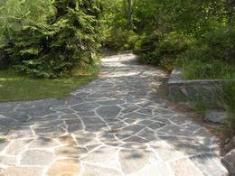 Pathway from Games Pavilion - Country homes for sale and luxury real estate including horse farms and property in the Caledon and King City areas near Toronto